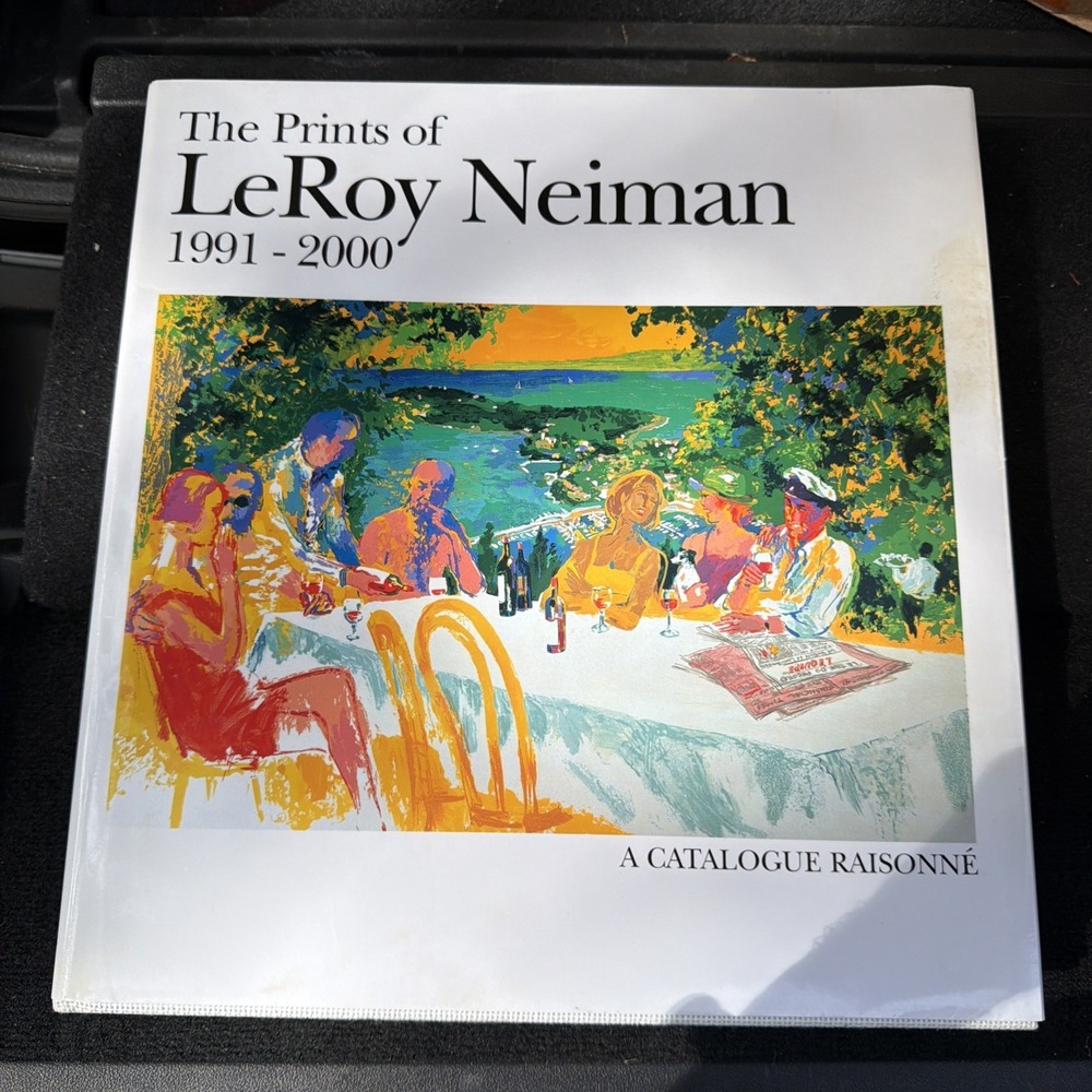 The Prints Of LeRoy Neiman 1991-2000 Art Catalogue Raisonne White Large HC Book